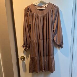 NWT Women’s Dusty Rose Long Sleeve Dress